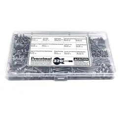GUITAR SCREWS KIT,304 STAINLESS STEEL, #2#3#4#6#8 FIT FENDER & GIBSON PICKGUARD,