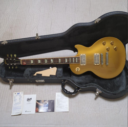 ELECTRIC GUITAR GIBSON LES PAUL STANDARD 60S GOLD TOP MODEL MADE IN USA & CASE