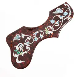 GUITAR PICKGUARD FOR GIBSON J200 SJ200 2MM THICK, PEARL INLAY, EASY INSTALLATION