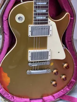2017 GIBSON CUSTOM LES PAUL STANDARD LIMITED RUN AZTEC GOLD
