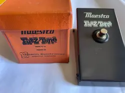 VINTAGE MAESTRO FZ-1A FUZZ TONE BY GIBSON FUZZ GUITAR EFFECT PEDAL WITH BOX
