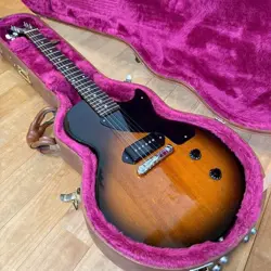 GIBSON USA LES PAUL JUNIOR 2001 VINTAGE TOBACCO BURST WITH HARD CASE JAPAN F/S