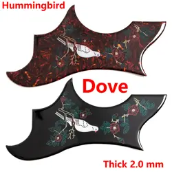 ACOUSTIC GUITAR PICKGUARD SELF-ADHESIVE HUMMINGBIRD THICK 2.0 MM DOVE FOR GIBSON