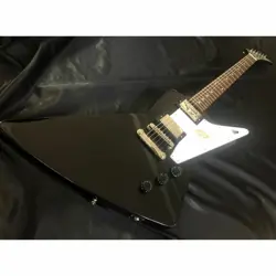 EPIPHONE EXPLORER ELECTRIC GUITAR - EBONY, INSPIRED BY GIBSON - NEW