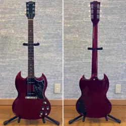 GIBSON USA SG SPECIAL VINTAGE SPARKLING BURGUNDY ELECTRIC GUITAR - USED