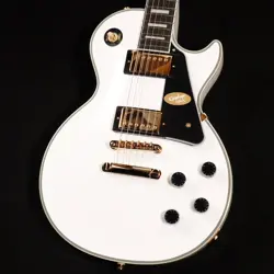 EPIPHONE INSPIRED BY GIBSON LES PAUL CUSTOM ALPINE WHITE S N:24101530211