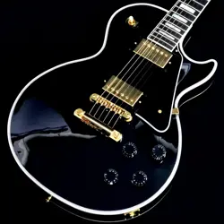 GIBSON CUSTOM SHOP LES PAUL CUSTOM W/ EBONY GLOSS #GG1RN