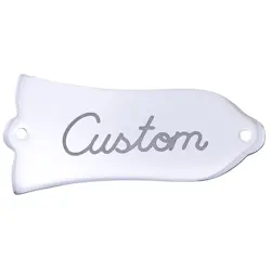 2 HOLE GUITAR TRUSS ROD COVER BELL-SHAPE STEEL PLATE 