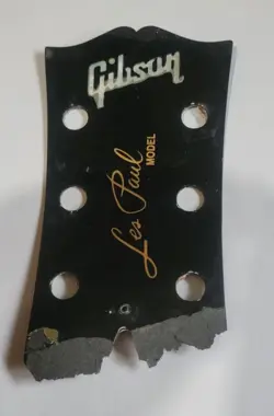 GIBSON LES PAUL HEADSTOCK VENEER