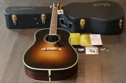 MINTY! 2013 GIBSON J-45 CUSTOM ACOUSTIC/ ELECTRIC GUITAR VINTAGE SUNBURST + OHSC