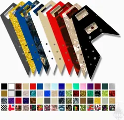 WD CUSTOM PICKGUARD FOR LEFT HAND GIBSON 1989-PRESENT FLYING V '67 REISSUE