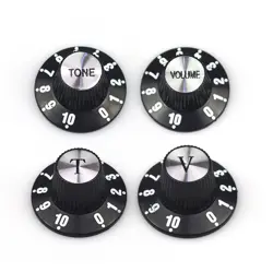 4 PCS ELECTRIC GUITAR SPEED KNOBS WITCH HAT CONTROL KNOBS FOR GIBSON EPIPHONE LP