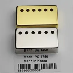 2BRASS HUMBUCKER PICKUPS COVER SET 6 POLE 49.2MM 52MM SPACING FOR GIBSON PAF LP