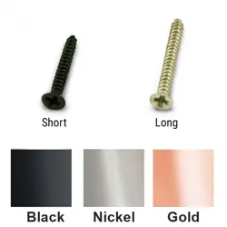 HUMBUCKER GUITAR PICKUP MOUNTING RING SCREWS BULK FOR GIBSON NICKEL BLACK GOLD