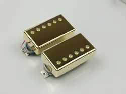 ALNICO V GUITAR PICKUPS GIB 498R 498T HUMBUCKER PICKUP SET GOLDEN COVER FOR GIB