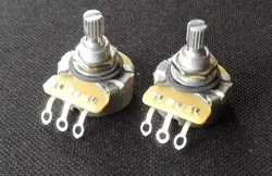 2 GENUINE CTS 450S 500K LINEAR TAPER POT 3/8'' SPLIT SHAFT FOR GIBSON SG GUITAR