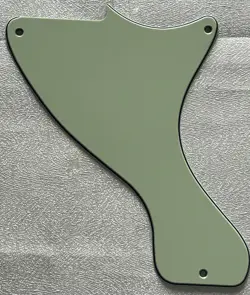CUSTOM FOR GIBSON LP JR. LES PAUL JUNIOR STYLE GUITAR PICKGUARD VINTAGE GREEN