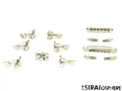 EPIPHONE SG MODERN FIGURED LOCKTONE BRIDGE & GROVER LOCKING TUNERS HARDWARE SET