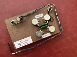 THE BLUES PREWIRE WIRING HARNESS KIT FOR GIBSON EPIPHONE FIREBIRD PIO TONE CAPS