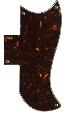 GUITAR PARTS FOR GIBSON SG '61 REISSUE GUITAR PICKGUARD 4 PLY BROWN TORTOISE