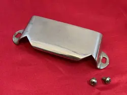 VINTAGE 1942 GIBSON EH-125 150 LAP STEEL GUITAR BRIDGE COVER NICKEL PART 1943