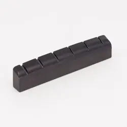 NEW - GRAPH TECH GIBSON STYLE LEFTY SLOTTED JUMBO NUT BLACK TUSQ XL, PT-6010-L0