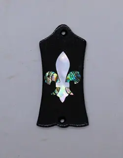 TRUSS ROD COVER WITH FLEUR DE LIS INLAY 01 WILL FIT GIBSON