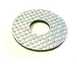 SILVER FIBER TOGGLE SWITCH WASHER RING FOR GIBSON - LES PAUL, SG, ES MADE IN USA