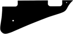 WD CUSTOM PICKGUARD FOR GIBSON LES PAUL DELUXE #01 BLACK