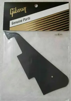 GIBSON LES PAUL BLACK STUDIO PICKGUARD W/SCREWS / GENUINE