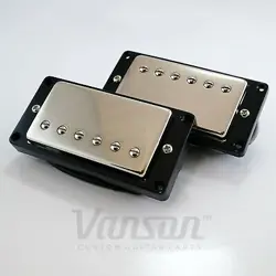NEW VANSON '57 ALNICO II NICKEL PAF STYLE HUMBUCKER SET FOR GIBSON ® EPIPHONE ®*
