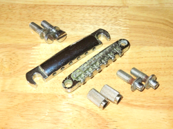 GOTOH CHROME LP TUNE O MATIC BRIDGE & LP S STOP BAR