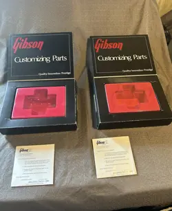1980 GIBSON LES PAUL SUPER HUMBUCKING PICKUP BOXES