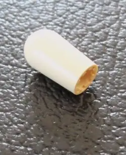 GENUINE SWITCHCRAFT USA  IVORY SWITCH TIP FOR GIBSON / FENDER TOGGLE 8/32 THREAD