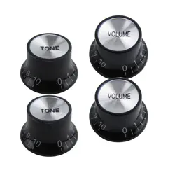 GUITAR BLACK KNOBS