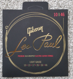 GIBSON LES10 LES PAUL PREMIUM ELECTRIC GUITAR SILK WRAPPED STRINGS, LIGHT, 10-46