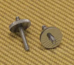 BP-2394-010 SET OF 2 CHROME SAE THREADED ABR1 BRIDGE STUDS FIT USA GIBSON GUITAR