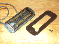 HARMONY 1965 CHROME GOLD FOIL EQUAL SIGN MIDDLE PICKUP