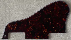 CUSTOM FOR GIBSON ES-335 SHORT STYLE GUITAR PICKGUARD 4-PLY BROWN TORTOISE