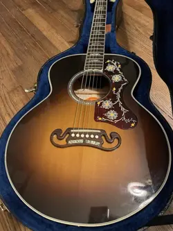 LOWEST PRICE! GIBSON CUSTOM J200M (MINI) 75TH ANNIVERSARY (OF/75) CASE/PAPERWORK