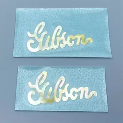 2PCS GIBSON GUITAR MOTHER OF PEARL DECAL STICKER PATTERN INLAY FROM KOREA FIT LP