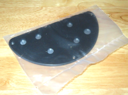 BLACK 1 PLY ES 325 CONTROL PLATE COVER