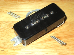 GIBSON 1972 BLACK LOGO EMBOSSED P 90 SOAP BAR NECK PICKUP