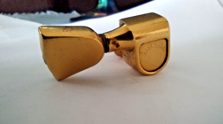 70'S 80'S GOLD PLATED GIBSON TREBLE SIDE TUNER WITH BUTTON CORROSION
