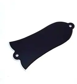 2-PLY PLAIN BLACK BELL TRUSS ROD COVER FOR GIBSON SG/LES PAUL/BASS
