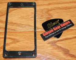 GIBSON LES PAUL PICKUP RING BLACK HUMBUCKER NECK M-69 GUITAR PARTS SG CURVED