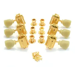 GROVER GOLD 3+3 VINTAGE DELUXE TUNERS FOR GIBSON/EPIPHONE GUITAR 135G