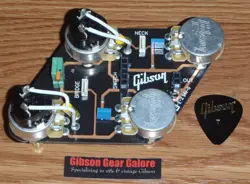 GIBSON LES PAUL POT CONTROL BOARD SPLIT COIL CTS GUITAR PARTS HP QUICK CONNECT Y
