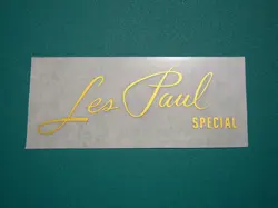 GIBSON LES PAUL SPECIAL REPAIR LOGO DECAL INLETTER TYPE GUITAR