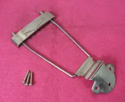 AGED DIAMOND TAILPIECE FOR GIBSON L-50, L48, ES-125, OR ES-330 - NICKEL